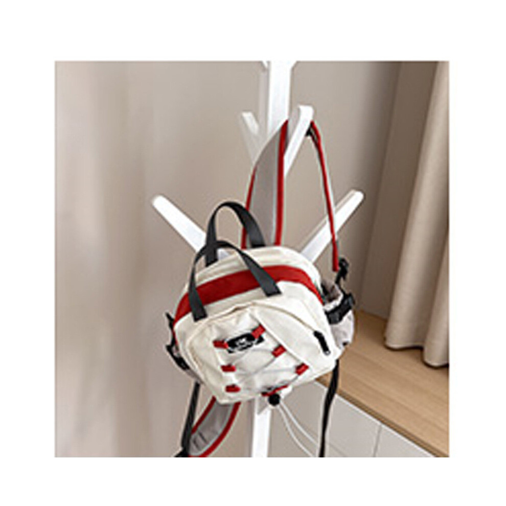 (White) Cute And Trendy Canvas Backpack For Young School Children Bag-image-OPC-PJ79TFW-NEW