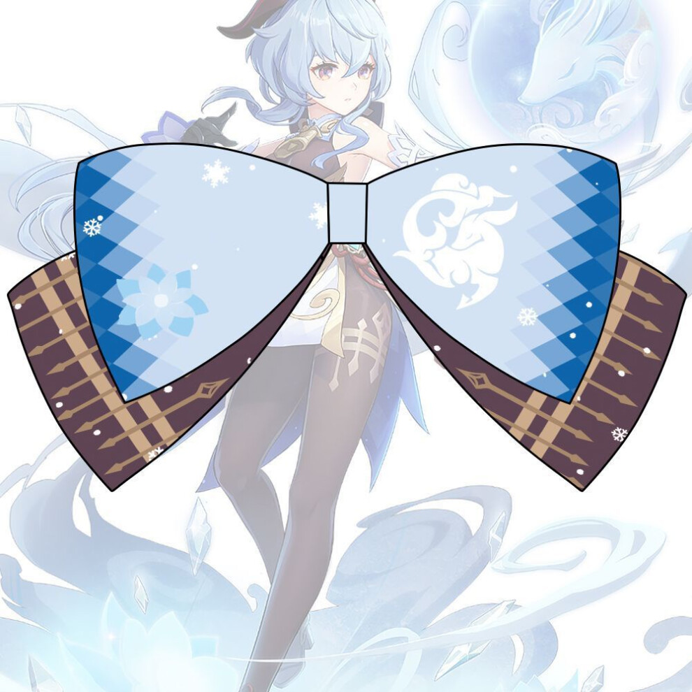 (Ganyu, Hair Rope) Anime Impact Genshin Character Hutao Bow Hairpin Hair Cosplay Girls Accessories-image-OPC-PJ79TKP-NEW