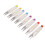 8Pcs Thread Snips Safety Cover Spring Action 8