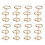 Binder Rings Reusable 3 Hole Electroplated Metal 5
