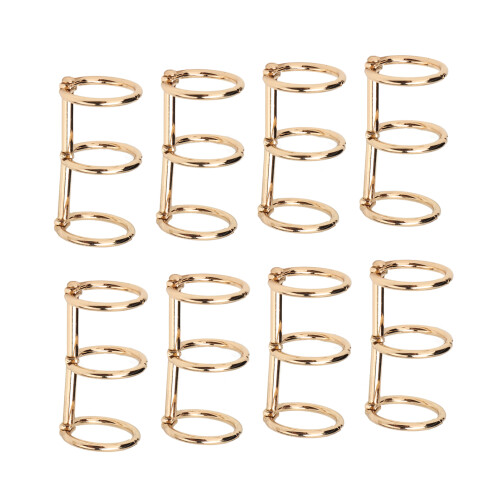 Binder Rings Reusable 3 Hole Electroplated Metal 2