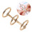 Binder Rings Reusable 3 Hole Electroplated Metal 12