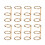Binder Rings Reusable 3 Hole Electroplated Metal 1