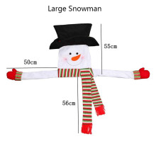 (Large) Snowman Christmas Eve Tree Topper Top Of Tree Hat Outdoor Xmas Indoor Decoration