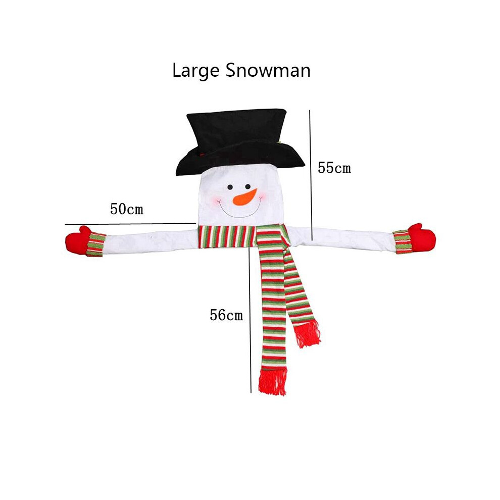 (Large) Snowman Christmas Eve Tree Topper Top Of Tree Hat Outdoor Xmas Indoor Decoration