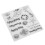 Clear Stamps Paste Repeatedly Clear Imprint DIY 9
