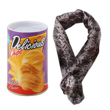 (G) Potato Chips Snake Prank Potato Chip Snake Can Snake In A Potato Chip Can Prank Potato Chip Cans Scary Trick Jump Spring Snake Toy Toy Playsets