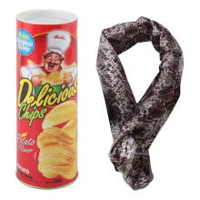 (B) Potato Chips Snake Prank Potato Chip Snake Can Snake In A Potato Chip Can Prank Potato Chip Cans Scary Trick Jump Spring Snake Toy Toy Playsets