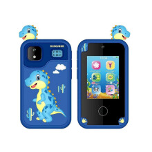 (Blue) Children's Phone HD Camera For Photos And Videos IPS Touchscreen With BluetoothToy Playsets