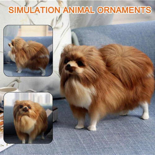 kid toy Simulation Model Simulation Pomeranian Dog Model Toys 1