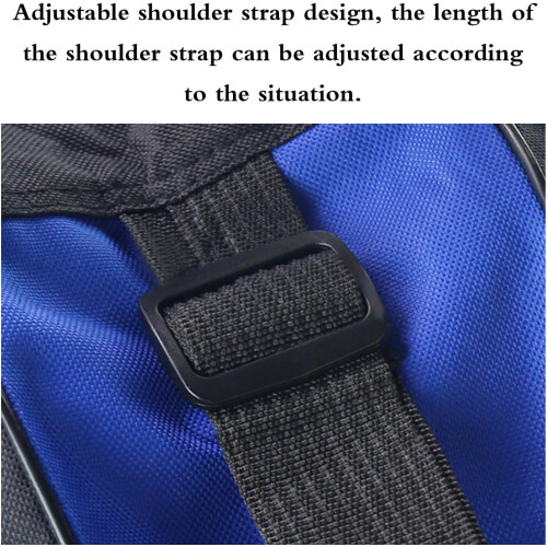 Skating bag with adjustable shoulder strap, large capacity, breathable mesh fabric 2