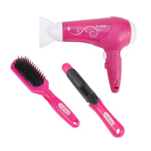 (Pink F) Children's Grooming Toys , Children's Play House Hairdressing Toys Set , Educational Toys For Girls Gifts Toy Playsets