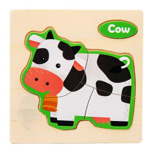 (A) Wooden Puzzle Children Ocean-Animal Traffic Dinosaur Puzzle Toy Toy Playsets