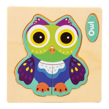 (D) Wooden Puzzle Children Ocean-Animal Traffic Dinosaur Puzzle Toy Toy Playsets