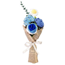 Educational toy Handmades Knitted Flowers Knitted Flowers Accompanying Gifts Woolen Flowers Hand Bouquet Valentine's Day Crochet Flowers