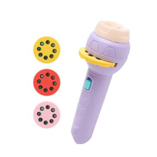 (C) Early Childhood Educational Picture Projection Slide Luminous Flashlight Toy Playsets