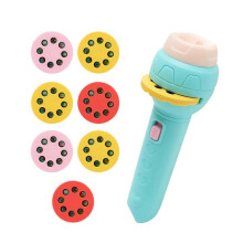 (H) Early Childhood Educational Picture Projection Slide Luminous Flashlight Toy Playsets