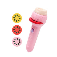 (A) Early Childhood Educational Picture Projection Slide Luminous Flashlight Toy Playsets
