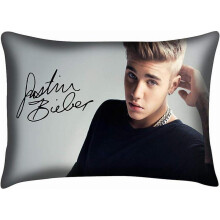 Custom Justin Bieber Home Decorative Soft Throw Pillowcase Cushion Custom Pillow Case Cover Protecter with Zipper Printed (35cmx50cm)