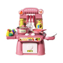 Children's Play Home Kitchen Toy Set Simulated Cooking And Cooking Girl Baby Cutlery TableToy Playsets