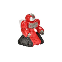 (Red) Children Press Forward Robot Can Be Rotated 0-3 Years Old Children's Educational Early Learning Crawling Toy Car Toy Playsets
