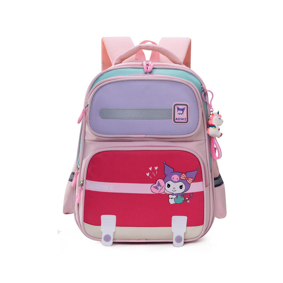 (Pink) And Stylish Comfortable Childrens Backpack With Load Reduction School Use For-image-OPC-PJ7BF7G-NEW