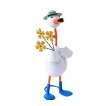 Cute Ducks Metal Patio Art - Garden DecorToy Playsets