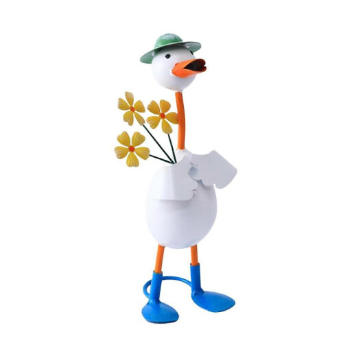 Cute Ducks Metal Patio Art - Garden DecorToy Playsets