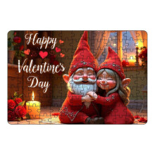 Valentine's Day Family Puzzle Valentine's Day Couple Home Decorative Painting Toy Playsets