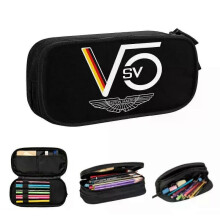 TF2582 F1 Sebastian Vettel Aston Martin Pencil Cases Large Storage Pen Bags Pen Box Pencil Pouch for Boys Girls Students Stationery
