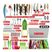 107pcs Fishing Lures Trout Bass Fishing Baits Set for Bass Trout Fishing