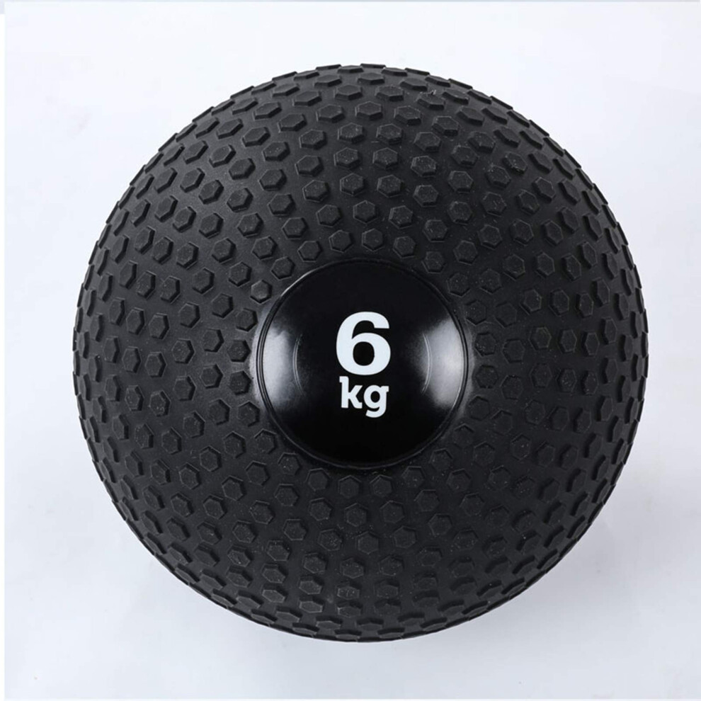 Home Fitness Medicine Ball 6kg, NonSlip, ExplosionResistant, for Core Strength Training