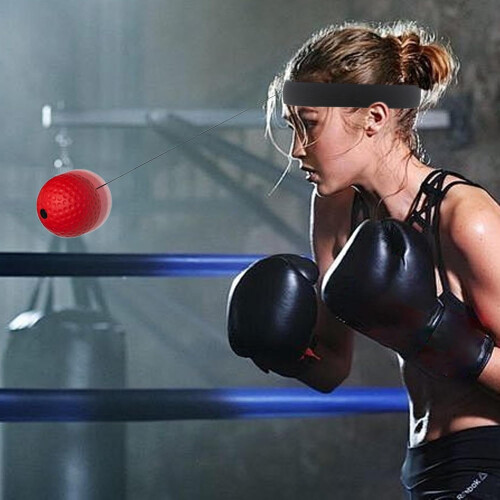 Boxed Training Balloon With Headband  Boxing Reflex Equipment 1