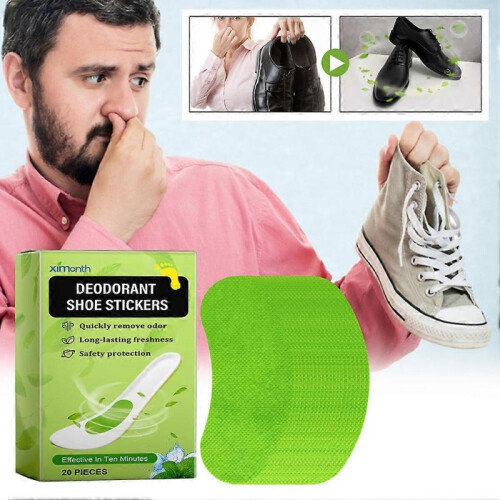 (2 Boxes) breathable and absorbent shoe insoles for comfort Lasting Quick Odor-Control Shoe Inserts Patch for Everyday Comfort 1