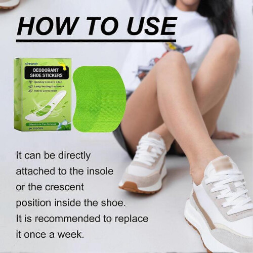 (2 Boxes) breathable and absorbent shoe insoles for comfort Lasting Quick Odor-Control Shoe Inserts Patch for Everyday Comfort 2