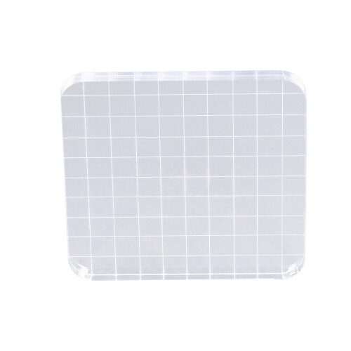 Acrylic Block 10x10cm Safe Round Corner 1