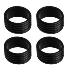 (Black) Tennis Racket Grip Fix Rings Sweat-Proof Anti-Slip Tennis Overgrip for Badmintons Racket