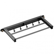 (Gun Gray) Invisibles Laundry Hanger For Small Apartment Easy Installation Use for Balcony