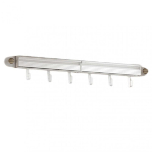 (White Milk) Invisibles Laundry Hanger For Small Apartment Easy Installation Use for Balcony