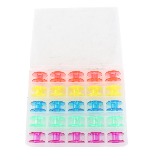 Sewing Machine Bobbins Plastic Colorful Embroidery