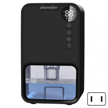 (US plug, Black) Electric Petite Dehumidifiers Portable Purification Airs Dryer for Small Spaces