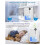 (US plug, White) Electric Petite Dehumidifiers Portable Purification Airs Dryer for Small Spaces 4