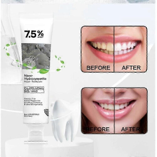(3pcs) 1-3x 7.5% Hap Nano-hydroxyapatite Toothpaste Remove Deep Clean For Teeth 1