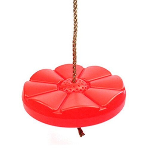 Heavy Duty Plastic Disc Tree Swing with PE Rope 2