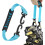 Ski Boot Strap Adjustable Snowboard Boots Carry Strap Ski Accessories for Ski Boots Ice Skates Blue 2