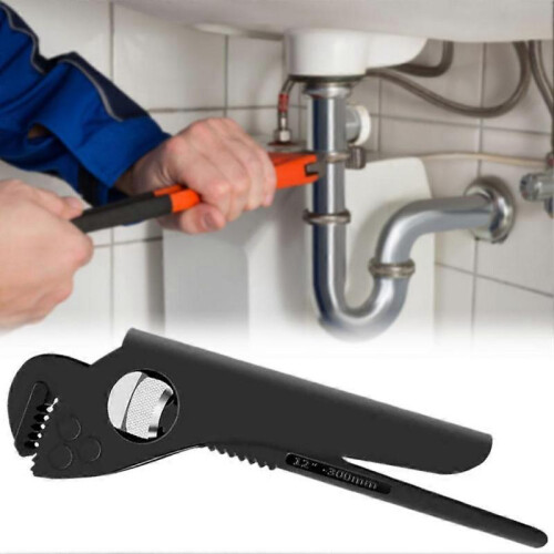 (7 inch) Professional Grade G-Type Pipe Wrench Ergonomic Handle for Comfort and Grip Plumber Tool 2