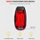 LED Warning Light USB Charging Multifunctional Bike Tail Light for Night Riding 2