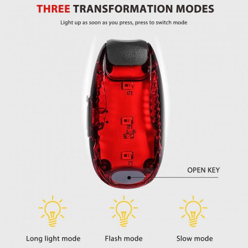LED Warning Light USB Charging Multifunctional Bike Tail Light for Night Riding 1