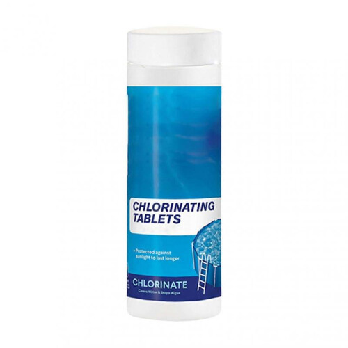 (B) Pool Cleaning Effervescent Chlorine Tablets Multifunctional Pool Clarifier Safe Effective Cleaner for Spa Bathtub