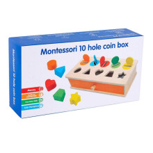 Educational toy Matching Games for Toddler Shape Sorter Wood Pattern Blocks Sorting Toys Color Sorting Sensory Toys Matching Blocks Toddler Learning T